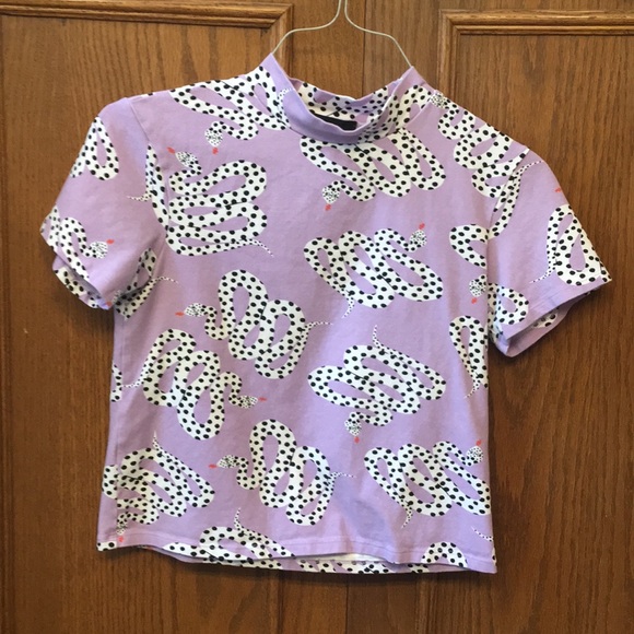 Nooworks Tops - Nooworks micotti snake mock neck top.